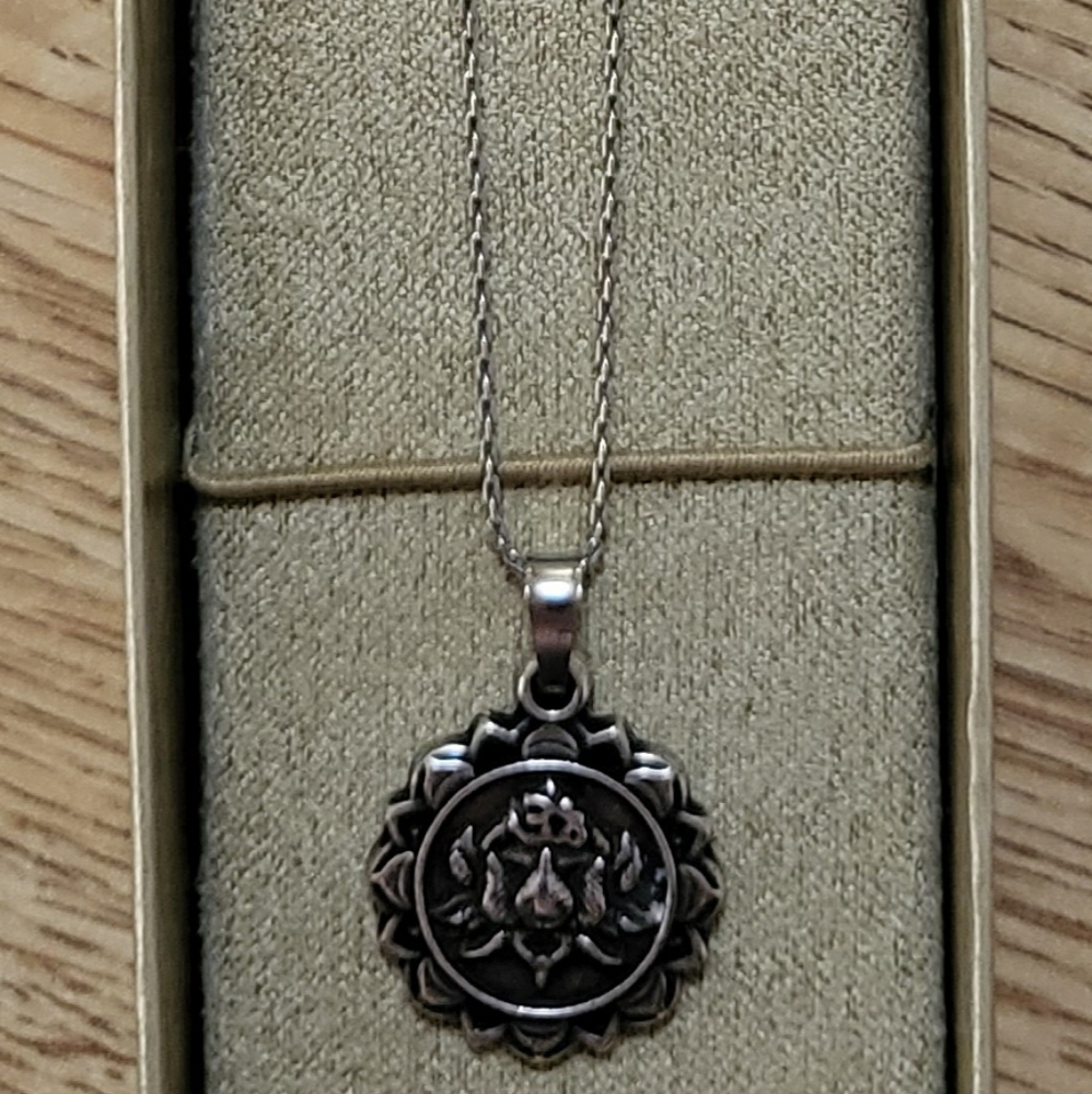 Alex and Ani Lotus adjustable necklace